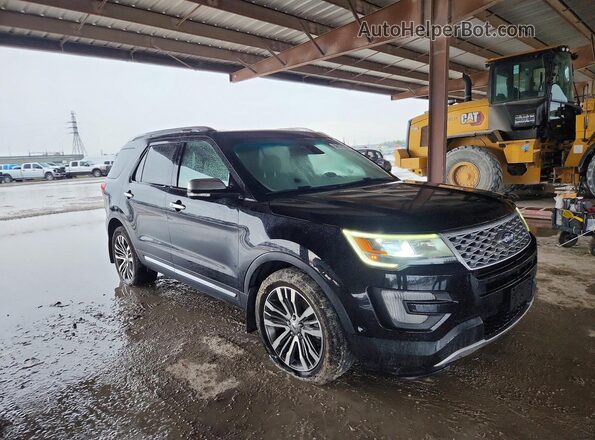 1FM5K8HT3GGC38435 2016 FORD EXPLORER Black Առջևի աջ