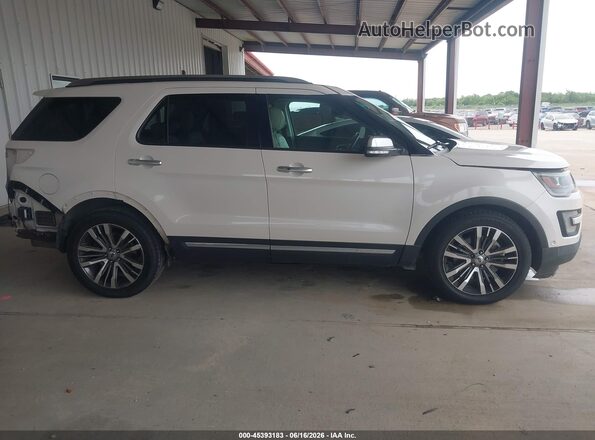 1FM5K8HT3GGD26093 2016 FORD EXPLORER White Vista interior trasera
