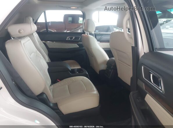 1FM5K8HT3GGD26093 2016 FORD EXPLORER White Vista de la etiqueta del VIN