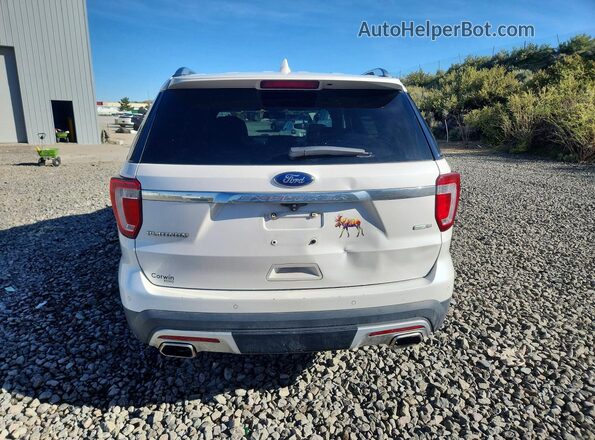 1FM5K8HT3HGD21879 2017 FORD EXPLORER White უკანა ხედი