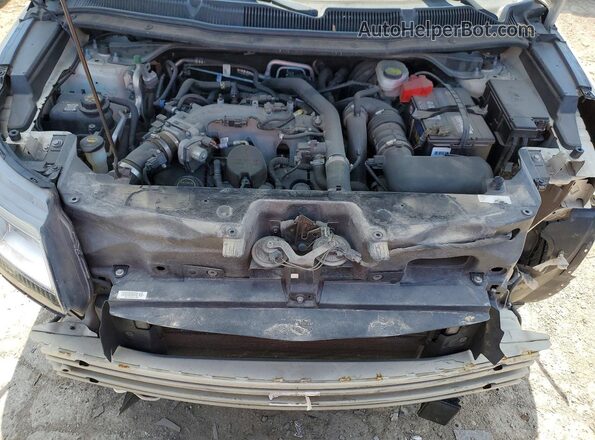 1FM5K8HT3JGB06167 2018 FORD EXPLORER Beige Engine compartment view