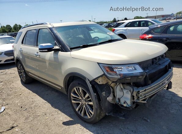1FM5K8HT3JGB06167 2018 FORD EXPLORER Beige Front right