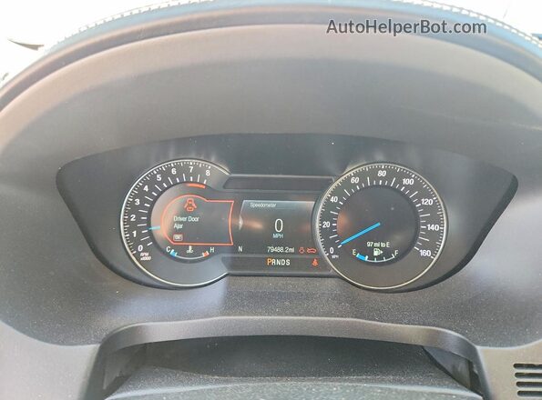 1FM5K8HT3KGA51656 2019 FORD EXPLORER Gray Widok zestawu wskaźników