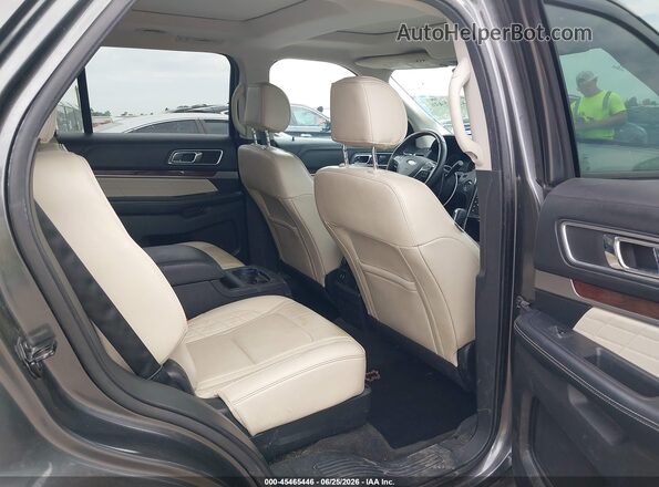 1FM5K8HT4HGE37043 2017 FORD EXPLORER Gray Вид наклейки з VIN-кодом