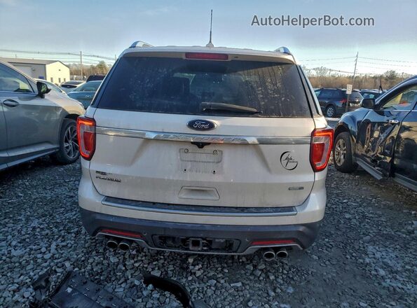 1FM5K8HT4JGC20534 2018 FORD EXPLORER Белый Вид сзади