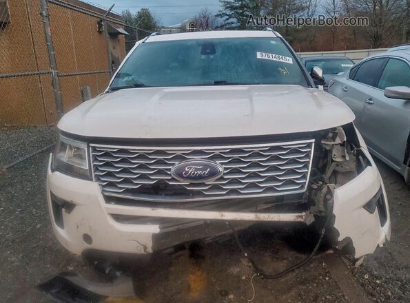 1FM5K8HT4JGC20534 2018 FORD EXPLORER Белый Вид спереди