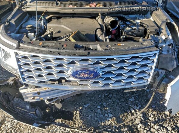 1FM5K8HT4JGC20534 2018 FORD EXPLORER Белый Вид подкапотного пространства