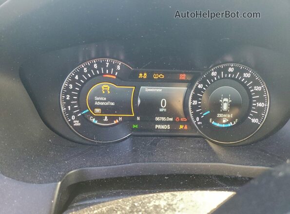 1FM5K8HT4JGC20534 2018 FORD EXPLORER Белый Вид щитка приборов