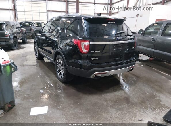 1FM5K8HT5GGB75595 2016 FORD EXPLORER Black Tył lewy