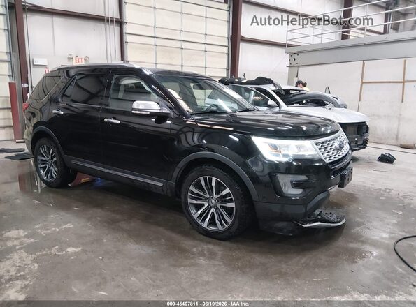1FM5K8HT5GGB75595 2016 FORD EXPLORER Black Widok wnętrza 360 stopni