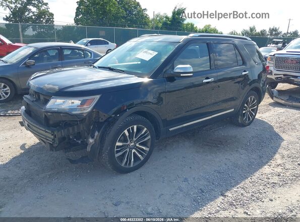1FM5K8HT5HGD00354 2017 FORD EXPLORER Black Front left