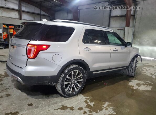 1FM5K8HT5HGD94445 2017 FORD EXPLORER Silver Rear right