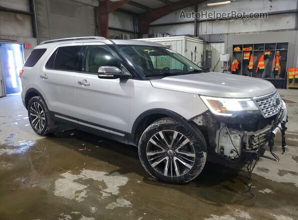1FM5K8HT5HGD94445 2017 FORD EXPLORER Silver Front right