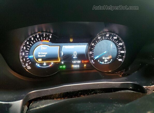 1FM5K8HT5HGD94445 2017 FORD EXPLORER Silver Instrument cluster view