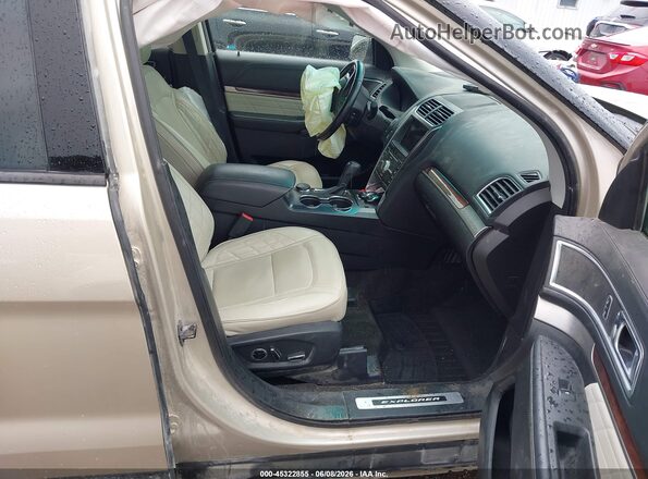 1FM5K8HT6HGA21091 2017 FORD EXPLORER Gold Front interior view