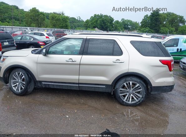 1FM5K8HT6HGA21091 2017 FORD EXPLORER Gold 360 interior view