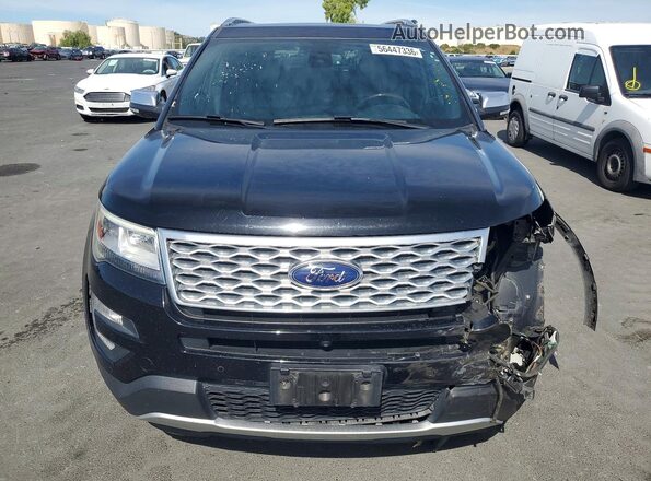 1FM5K8HT7HGD91403 2017 FORD EXPLORER Black Front view