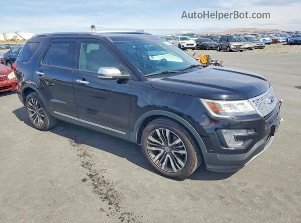 1FM5K8HT7HGD91403 2017 FORD EXPLORER Black Front right