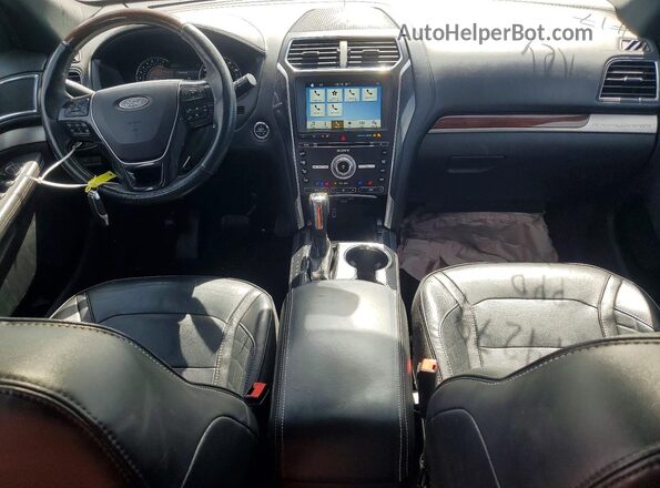 1FM5K8HT7HGD91403 2017 FORD EXPLORER Black Dashboard view