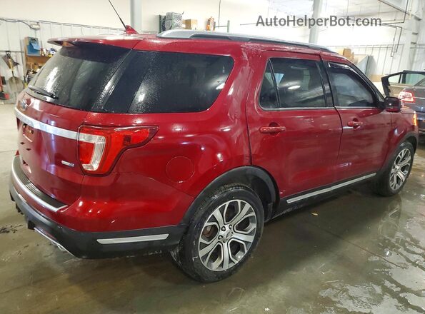 1FM5K8HT7KGA78276 2019 FORD EXPLORER Red 