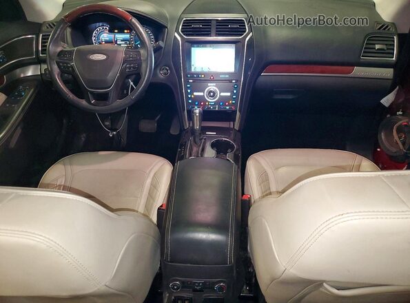 1FM5K8HT7KGA78276 2019 FORD EXPLORER Red 