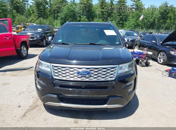 1FM5K8HT8GGC37555 2016 FORD EXPLORER Black Սալոնի հետևի տեսք