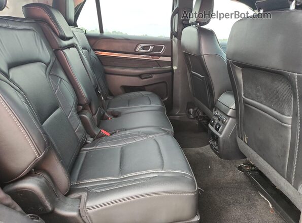 1FM5K8HT8JGA95991 2018 FORD EXPLORER Black Vista de los asientos traseros