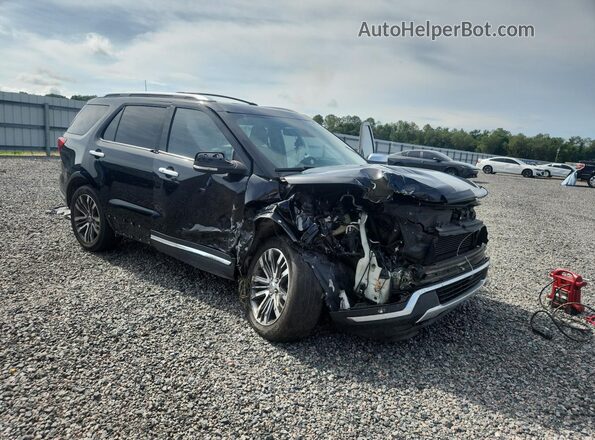 1FM5K8HT8JGA95991 2018 FORD EXPLORER Black Delantero derecho