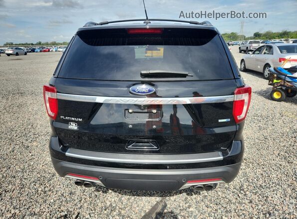 1FM5K8HT8JGA95991 2018 FORD EXPLORER Black Vista trasera