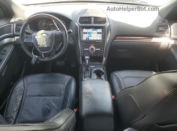 1FM5K8HT8JGA95991 2018 FORD EXPLORER Black Vista del salpicadero