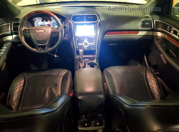 1FM5K8HT8JGB42484 2018 FORD EXPLORER Black Вид панелі приладів
