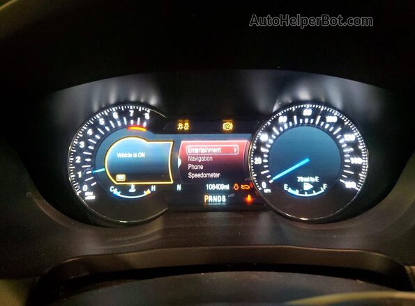 1FM5K8HT8JGB42484 2018 FORD EXPLORER Black Вид щитка приладів