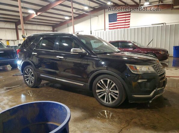 1FM5K8HT8JGB42484 2018 FORD EXPLORER Black Передня права чверть