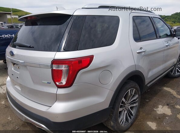 1FM5K8HT9HGA98215 2017 FORD EXPLORER Silver Задня права чверть