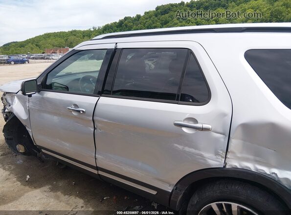 1FM5K8HT9HGA98215 2017 FORD EXPLORER Silver Панорамний вид салону 360°