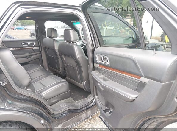 1FM5K8HTXGGC84571 2016 FORD EXPLORER Black Widok naklejki z numerem VIN