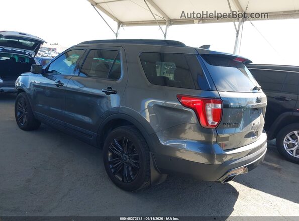 1FM5K8HTXGGD14040 2016 FORD EXPLORER Gray Հետևի ձախ