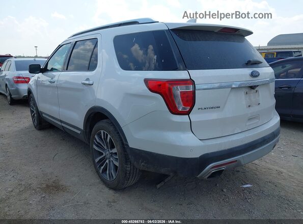 1FM5K8HTXHGA15715 2017 FORD EXPLORER Белый Задняя левая четверть