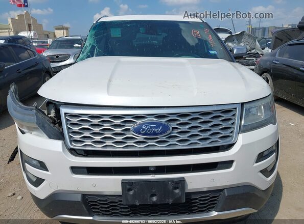 1FM5K8HTXHGA15715 2017 FORD EXPLORER Белый Вид щитка приборов
