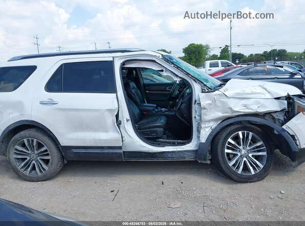 1FM5K8HTXHGA15715 2017 FORD EXPLORER Белый Вид задней части салона