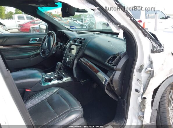 1FM5K8HTXHGA15715 2017 FORD EXPLORER Белый Вид салона спереди