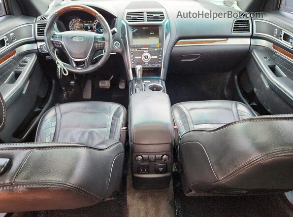 1FM5K8HTXHGC04901 2017 FORD EXPLORER Black Widok deski rozdzielczej