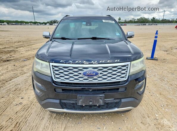 1FM5K8HTXHGC04901 2017 FORD EXPLORER Black Widok z przodu