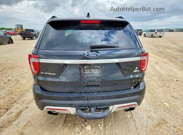 1FM5K8HTXHGC04901 2017 FORD EXPLORER Black Widok z tyłu