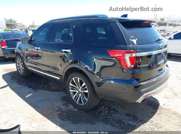 1FM5K8HTXHGD20499 2017 FORD EXPLORER Черный Задняя левая четверть