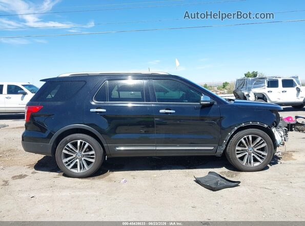 1FM5K8HTXHGD20499 2017 FORD EXPLORER Черный Вид задней части салона