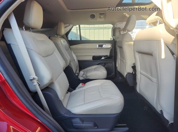 1FM5K8HW9PNA06623 2023 FORD EXPLORER Maroon Вид задньої частини салону
