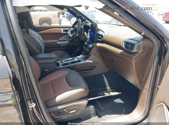 1FM5K8LC5MGC29464 2021 FORD EXPLORER Black Vista interior delantera