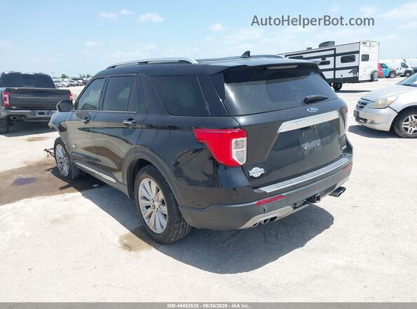 1FM5K8LC5MGC29464 2021 FORD EXPLORER Black Trasero izquierdo