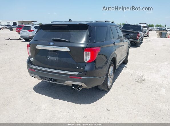 1FM5K8LC5MGC29464 2021 FORD EXPLORER Black Trasero derecho